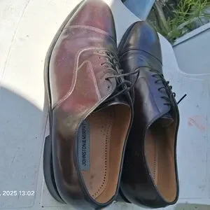 Johnston & Murphy Size 12m Oxblood Leather Cap Toe Dress Shoes Johnston & Murphy Men main image 4